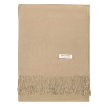 Load image into Gallery viewer, Women&#39;s Soft Solid Color Pashmina Shawl Wrap Scarf - Camel