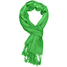 Load image into Gallery viewer, Women&#39;s Soft Solid Color Pashmina Shawl Wrap Scarf - Spring Apple Green