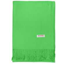 Load image into Gallery viewer, Women&#39;s Soft Solid Color Pashmina Shawl Wrap Scarf - Spring Apple Green