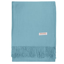 Load image into Gallery viewer, Women&#39;s Soft Solid Color Pashmina Shawl Wrap Scarf - Steelblue