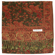 Load image into Gallery viewer, Women&#39;s Paisley Pashmina Scarf - Grey