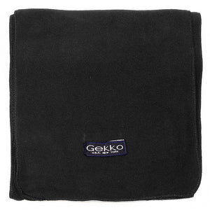 Men Women Fleece Scarf - Black