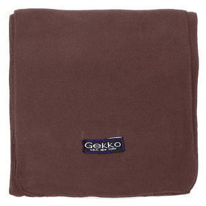 Men Women Fleece Scarf - Brown