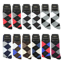 Load image into Gallery viewer, 12 Pairs Argyle Casual Dress Socks