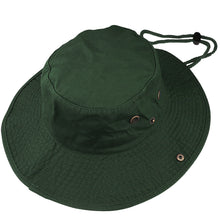 Load image into Gallery viewer, Wide Brim Boonie Hat - Dark Green