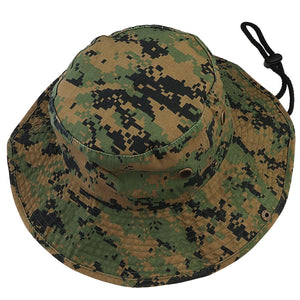 Wide Brim Boonie Hat - Green Digital