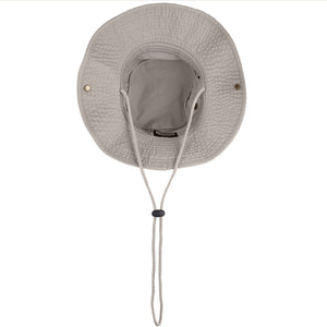 Wide Brim Boonie Hat - Grey