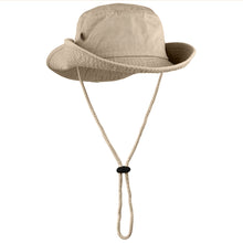 Load image into Gallery viewer, Wide Brim Boonie Hat - Khaki