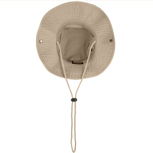 Wide Brim Boonie Hat - Khaki