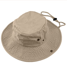 Load image into Gallery viewer, Wide Brim Boonie Hat - Khaki