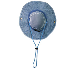 Load image into Gallery viewer, Wide Brim Boonie Hat - Blue Denim