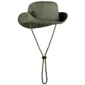 Wide Brim Boonie Hat - Olive
