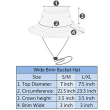 Load image into Gallery viewer, Wide Brim Boonie Hat - Black