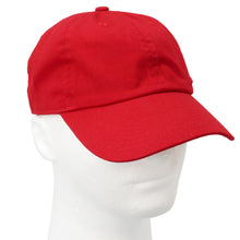 Load image into Gallery viewer, Classic Baseball Cap Soft Cotton Adjustable Size - Red