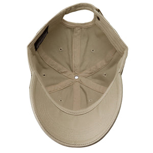 Classic Baseball Cap Soft Cotton Adjustable Size - Khaki
