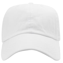 Load image into Gallery viewer, Classic Baseball Cap Soft Cotton Adjustable Size - White