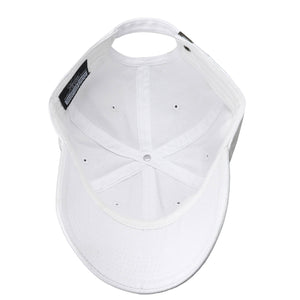 Classic Baseball Cap Soft Cotton Adjustable Size - White