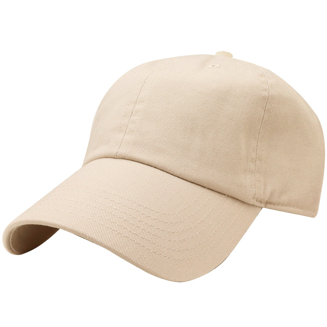 Classic Baseball Cap Soft Cotton Adjustable Size - Putty