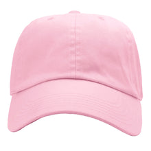 Load image into Gallery viewer, Classic Baseball Cap Soft Cotton Adjustable Size - Light Pink
