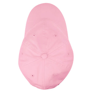 Classic Baseball Cap Soft Cotton Adjustable Size - Light Pink