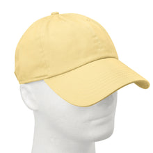 Load image into Gallery viewer, Classic Baseball Cap Soft Cotton Adjustable Size - Light Yellow