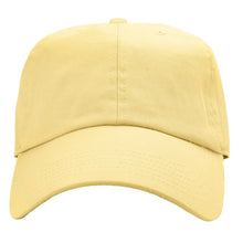 Load image into Gallery viewer, Classic Baseball Cap Soft Cotton Adjustable Size - Light Yellow
