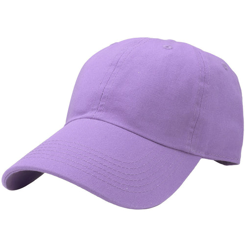 Classic Baseball Cap Soft Cotton Adjustable Size - Lavender