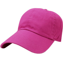 Load image into Gallery viewer, Classic Baseball Cap Soft Cotton Adjustable Size - Fuchsia