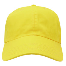 Load image into Gallery viewer, Classic Baseball Cap Soft Cotton Adjustable Size - Yellow