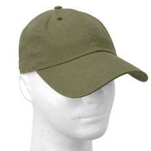 Load image into Gallery viewer, Classic Baseball Cap Soft Cotton Adjustable Size - Army Green