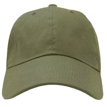Load image into Gallery viewer, Classic Baseball Cap Soft Cotton Adjustable Size - Army Green
