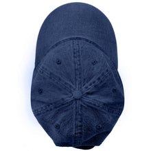 Load image into Gallery viewer, Classic Baseball Cap Soft Cotton Adjustable Size - Dark Blue Denim