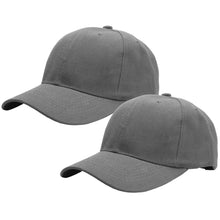 Load image into Gallery viewer, 2-Pack Baseball Dad Cap Adjustable Size Perfect for Running Workouts and Outdoor Activities