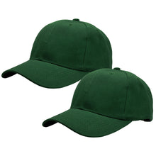 Load image into Gallery viewer, 2-Pack Baseball Dad Cap Adjustable Size Perfect for Running Workouts and Outdoor Activities