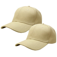 Load image into Gallery viewer, 2-Pack Baseball Dad Cap Adjustable Size Perfect for Running Workouts and Outdoor Activities