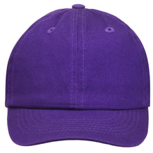 Load image into Gallery viewer, Kids Baseball Cap Cotton Adjustable Size - Dark Purple