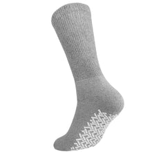 Load image into Gallery viewer, Men Women Anti Slip Grip Non Skid Crew Cotton Diabetic Socks For Home Hospital 6-Pairs