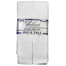 Load image into Gallery viewer, 6 Pairs Men&#39;s Athletic Sport Tube Socks 10-15 Over the Calf - Big &amp; Tall