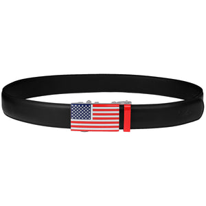 Falari American Flag Buckle Ratchet Belt