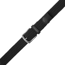Load image into Gallery viewer, Falari Canvas Braided Stretch Belt with Silver Buckle