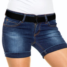 Load image into Gallery viewer, 4 Pieces Women Stretch Belt Invisible No Show Waist Belt with Flat Buckle