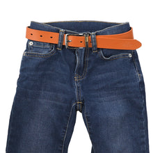 Load image into Gallery viewer, Falari Kids Leather Belts for Boys All Occasion 1&quot; Trim to Fit - One Piece Leather Cutting