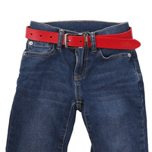 Load image into Gallery viewer, Falari Kids Leather Belts for Boys All Occasion 1&quot; Trim to Fit - One Piece Leather Cutting