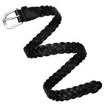 Load image into Gallery viewer, Falari Women&#39;s Leather Braided Belt 6007
