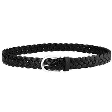 Load image into Gallery viewer, Falari Women&#39;s Leather Braided Belt 6007