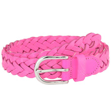 Load image into Gallery viewer, Falari Women&#39;s Leather Braided Belt 6007