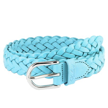 Load image into Gallery viewer, Falari Women&#39;s Leather Braided Belt 6007