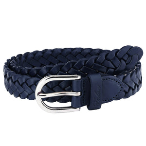 Falari Women's Leather Braided Belt 6007