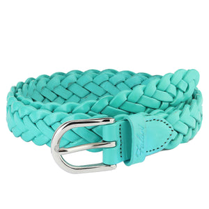 Falari Women's Leather Braided Belt 6007