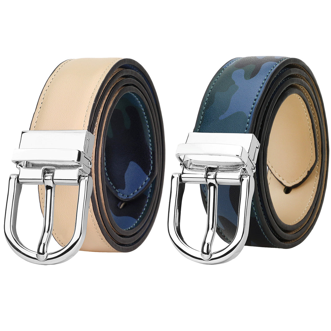 Falari Women Reversible Genuine Leather Belt